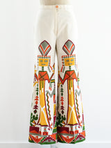 Kachina Printed Wide Leg Pants Bottom arcadeshops.com