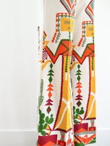 Kachina Printed Wide Leg Pants Bottom arcadeshops.com