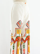 Kachina Printed Wide Leg Pants Bottom arcadeshops.com