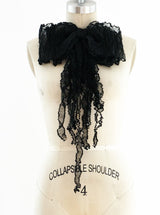 Chanel Silk Ruffle Bow Brooch Accessory arcadeshops.com