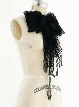 Chanel Silk Ruffle Bow Brooch Accessory arcadeshops.com