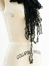 Chanel Silk Ruffle Bow Brooch Accessory arcadeshops.com