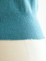 Hollywood Rhinestoned Cashmere Sweater Top arcadeshops.com