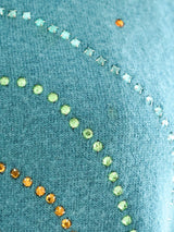 Hollywood Rhinestoned Cashmere Sweater Top arcadeshops.com