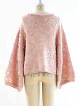 Perry Ellis Paillette Embellished Sweater Top arcadeshops.com