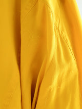 Yellow Silk Motorcycle Jacket Jacket arcadeshops.com