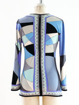Pucci Print Jersey Top Top arcadeshops.com