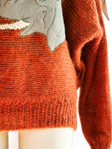 Elephant Applique Sweater Top arcadeshops.com