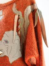 Elephant Applique Sweater Top arcadeshops.com