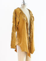 Fringed Suede Jacket Jacket arcadeshops.com
