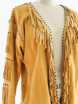 Fringed Suede Jacket Jacket arcadeshops.com