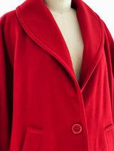 Yves Saint Laurent Shawl Collar Coat Jacket arcadeshops.com