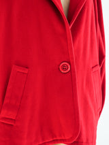 Yves Saint Laurent Shawl Collar Coat Jacket arcadeshops.com