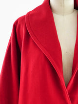 Yves Saint Laurent Shawl Collar Coat Jacket arcadeshops.com