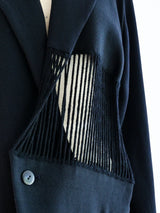 Yohji Yamamoto Caged Yarn Jacket Jacket arcadeshops.com