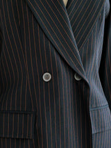 Jean Paul Gaultier Fringed Pinstripe Jacket Jacket arcadeshops.com