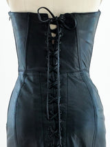 North Beach Leather Lace Up Dress Dress arcadeshops.com