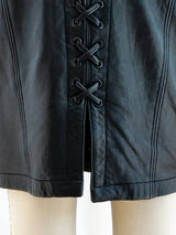 North Beach Leather Lace Up Dress Dress arcadeshops.com