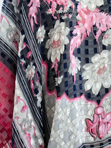 Silk Floral Caftan Top Top arcadeshops.com