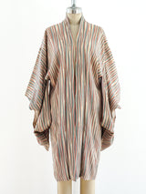 Striped Silk Kimono Jacket arcadeshops.com