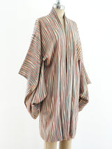 Striped Silk Kimono Jacket arcadeshops.com
