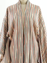 Striped Silk Kimono Jacket arcadeshops.com