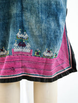 Embroidered Indigo Duster Jacket arcadeshops.com