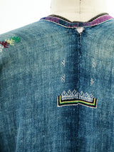 Embroidered Indigo Duster Jacket arcadeshops.com