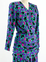 Givenchy Silk Jewel Tone Dress Dress arcadeshops.com