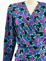 Givenchy Silk Jewel Tone Dress Dress arcadeshops.com