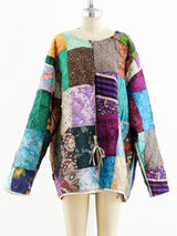 Silk Patchwork Reversible Jacket Jacket arcadeshops.com