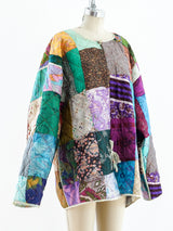 Silk Patchwork Reversible Jacket Jacket arcadeshops.com