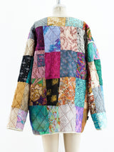 Silk Patchwork Reversible Jacket Jacket arcadeshops.com
