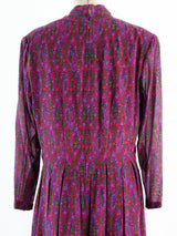 Pauline Trigere Paisley Crepe Dress Dress arcadeshops.com