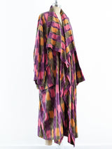 Oversized Woven Ikat Duster Jacket arcadeshops.com