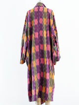 Oversized Woven Ikat Duster Jacket arcadeshops.com