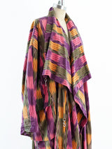 Oversized Woven Ikat Duster Jacket arcadeshops.com