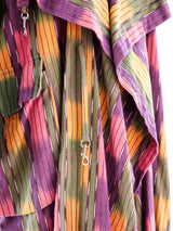 Oversized Woven Ikat Duster Jacket arcadeshops.com
