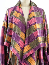 Oversized Woven Ikat Duster Jacket arcadeshops.com