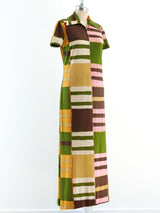 Graphic Printed Jersey Maxi Dress arcadeshops.com