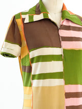 Graphic Printed Jersey Maxi Dress arcadeshops.com