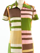 Graphic Printed Jersey Maxi Dress arcadeshops.com