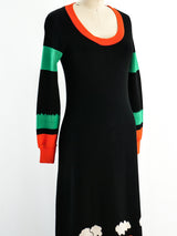 Sant'Angelo Airplane Knit Maxi Dress Dress arcadeshops.com