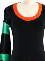 Sant'Angelo Airplane Knit Maxi Dress Dress arcadeshops.com