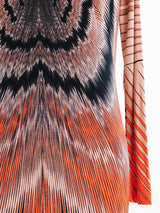 Optic Print Jersey Maxi Dress Dress arcadeshops.com