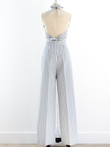 Striped Halter Ensemble Suit arcadeshops.com
