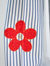 Striped Halter Ensemble Suit arcadeshops.com