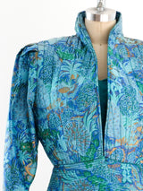 Thai Silk Turquoise Ensemble Suit arcadeshops.com