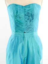 Thai Silk Turquoise Ensemble Suit arcadeshops.com