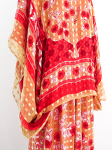 Silk Floral Caftan Ensemble Suit arcadeshops.com